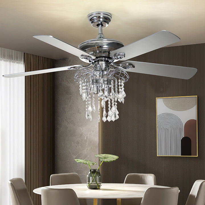52" Danube 5-Blade LED Ceiling Fan with Remote Control